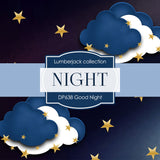 Good Night Digital Paper DP638 - Digital Paper Shop