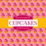 Cupcakes Digital Paper DP3603 - Digital Paper Shop