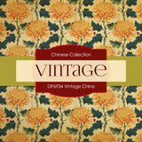 Vintage China Digital Paper DP6934 - Digital Paper Shop