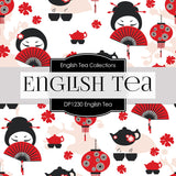 English Tea Digital Paper DP1230 - Digital Paper Shop