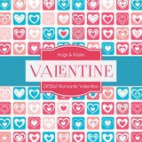 Romantic Valentine Digital Paper DP2067 - Digital Paper Shop