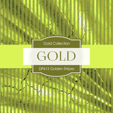Golden Stripes Digital Paper DP615 - Digital Paper Shop