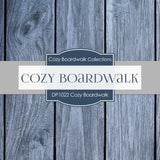 Cozy Boardwalk Digital Paper DP1022 - Digital Paper Shop