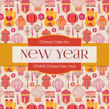 Chinese New Year Digital Paper DP6939 - Digital Paper Shop