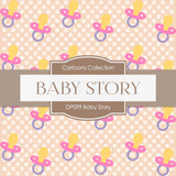 Baby Story Digital Paper DP099 - Digital Paper Shop