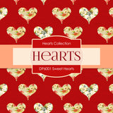 Sweet Hearts Digital Paper DP6001 - Digital Paper Shop - 3