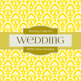 Yellow Wedding Digital Paper DP900 - Digital Paper Shop - 3