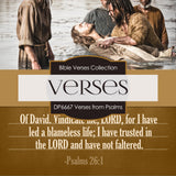 Verses From Psalms Digital Paper DP6667 - Digital Paper Shop