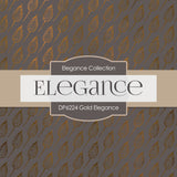 Gold Elegance Digital Paper DP6224B - Digital Paper Shop