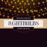 Lightbulbs Digital Paper DP6232A - Digital Paper Shop