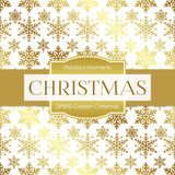Golden Christmas Digital Paper DP890 - Digital Paper Shop