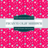 Frozen Olaf Summer Digital Paper DP1225 - Digital Paper Shop - 3