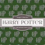 Slytherin Harry Potter Digital Paper DP1340 - Digital Paper Shop