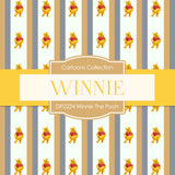Winnie The Pooh Digital Paper DP2224 - Digital Paper Shop