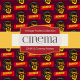 Cinema Posters Digital Paper DP6912 - Digital Paper Shop