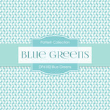 Blue Greens Digital Paper DP6182B - Digital Paper Shop