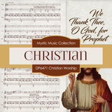 Christian Worship Digital Paper DP6471 - Digital Paper Shop