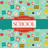 Back To School Digital Paper DP4248 - Digital Paper Shop