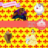 Beauty And The Beast Digital Paper DP3027 - Digital Paper Shop - 2