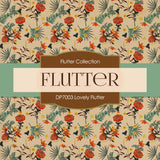 Lovely Flutter Digital Paper DP7003A - Digital Paper Shop