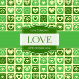 Forest Love Digital Paper DP4174 - Digital Paper Shop