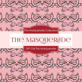 The Masquerade Digital Paper DP1134 - Digital Paper Shop