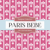 Paris Bebe Digital Paper DP1733 - Digital Paper Shop