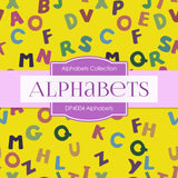 Alphabets Digital Paper DP4004 - Digital Paper Shop