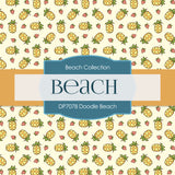 Doodle Beach Digital Paper DP7078 - Digital Paper Shop