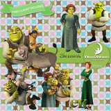 Shrek Digital Paper DP3214 - Digital Paper Shop
