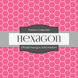 Hexagon Solid Medium Digital Paper DP6268A - Digital Paper Shop