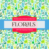 Abstract Florals Digital Paper DP7129 - Digital Paper Shop