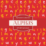 Alphabets Digital Paper DP1489 - Digital Paper Shop