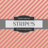 Vintage Stripes Digital Paper DP100 - Digital Paper Shop - 2