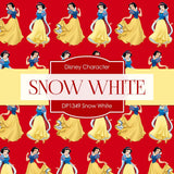 Snow White Digital Paper DP1349 - Digital Paper Shop