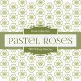 Rose Garden Digital Paper DP174 - Digital Paper Shop