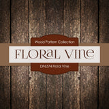 Floral Vine Digital Paper DP6374 - Digital Paper Shop