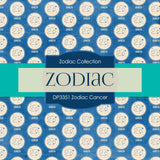 Zodiac Cancer Digital Paper DP3351 - Digital Paper Shop
