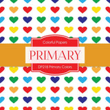 Primary Colors Digital Paper DP218 - Digital Paper Shop