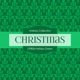 Holiday Green Digital Paper DP806 - Digital Paper Shop - 2