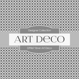 Silver Art Deco Digital Paper DP867 - Digital Paper Shop