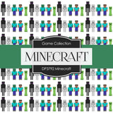 Minecraft Digital Paper DP3792A - Digital Paper Shop
