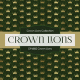 Crown Lions Digital Paper DP6882 - Digital Paper Shop