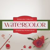 Red Watercolor Digital Paper DP6008 - Digital Paper Shop - 3