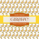 Cartoon Giraffe Digital Paper DP6816 - Digital Paper Shop