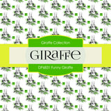Funny Giraffe Digital Paper DP6831 - Digital Paper Shop