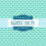 Baby Boy Digital Paper DP246 - Digital Paper Shop
