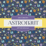 Astronaut Digital Paper DP7163 - Digital Paper Shop