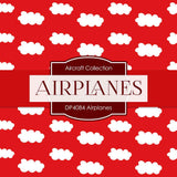 Airplanes Digital Paper DP4084 - Digital Paper Shop