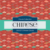 Chinese Clouds Digital Paper DP6727 - Digital Paper Shop
